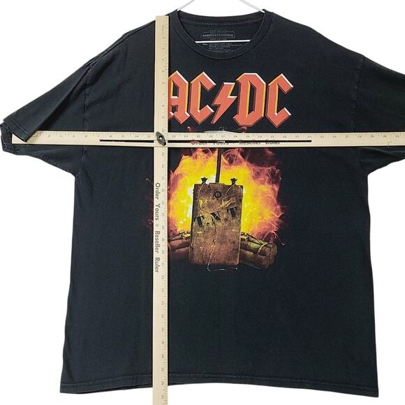 AC/DC TNT Graphic Black Tee Shirt Live Nation Rock, Mens Size L - Picture 5 of 5